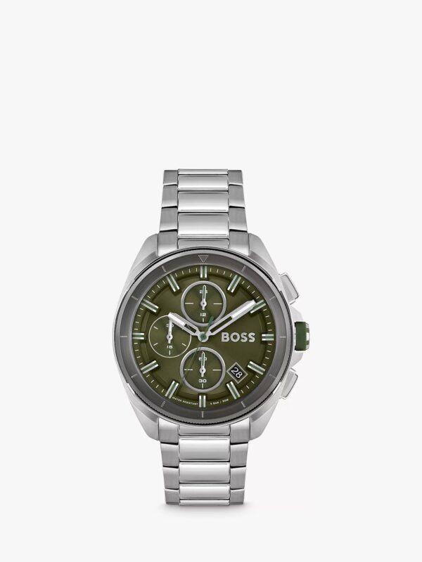 Hugo Boss Volane Chronograph Watch with Green Dial Mens Watch - 1513951