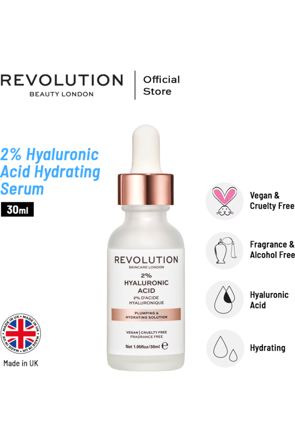 Revolution Plumping & Hydrating Serum 2% Hyaluronic Acid - 30ml