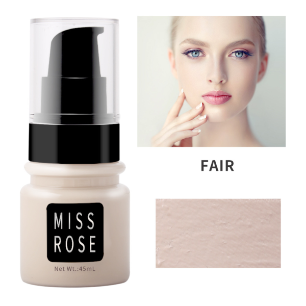 Miss Rose Concealer Liquid Foundation Matte Oil Control Isolation Foundation Cream Moisturizing Sweat Proof And Lasting 45 - Ml