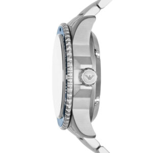 Buy Emporio Armani Men's Automatic Silver Stainless Steel Blue Dial 42mm Watch AR60059 in Pakistan