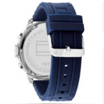 Tommy Hilfiger Men's Quartz Blue Silicone Strap Blue Dial 50mm Watch 1710489