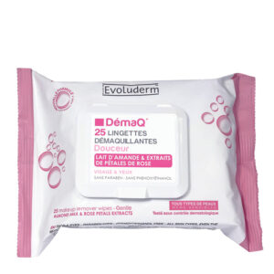 Evoluderm Makeup Remover Wipes (Gentle) All Skin Types - 25pcs