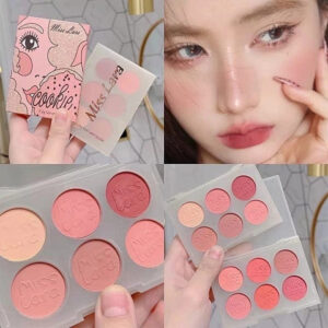 Buy Miss Lara Cookie Eyeshadow & Blush palette 6 Colors 9g Ms-37 in Pakistan