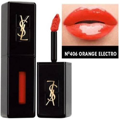 Yves Saint Laurent Rouge Pur Couture Vinyl Cream - 406 Orange Electro