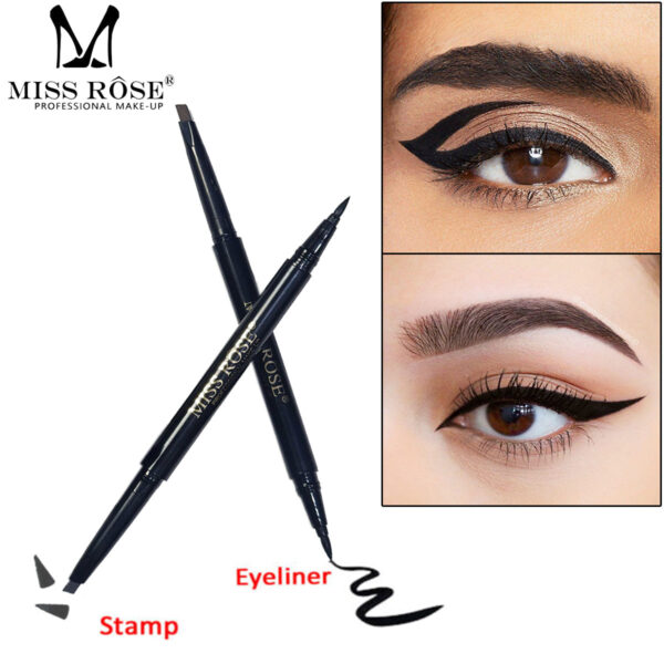 Miss Rose 2 In 1 Eyeliner & Eyebrow Pencil