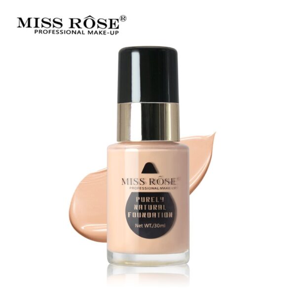 Miss Rose Concealer Purely Foundation And Blender - 3 Pcs Set