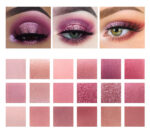 Miss Rose Matte Shimmer Pigmented Waterproof 18 Colors Eye shadow Palette