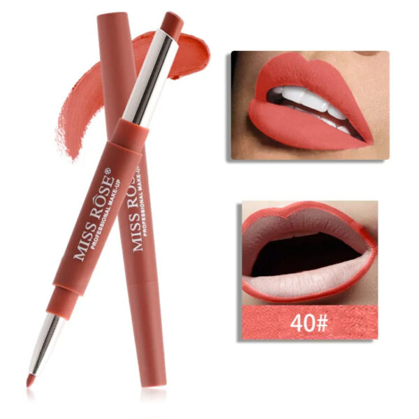 Miss Rose High Pigment 2 In 1 Lip Liner + Lipstick