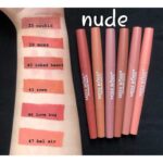 Miss rose 2 In 1 Lip Liner + Lipstick Pack Of 6 Nude