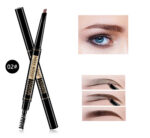 Miss Rose 2 in 1 Double Head Long Lasting Waterproof Eye Brow Pencil & Brush