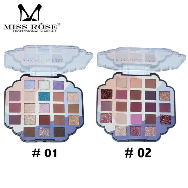 Missrose 21 Color Eyeshadow Palette Highly Pigmented For Party Glitter Palette