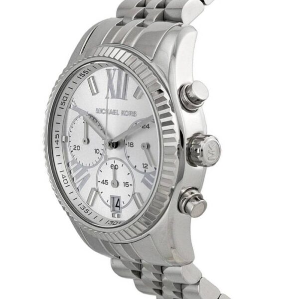 Michael Kors Womens Quartz Stainless Steel Silver Dial 38mm Watch - Mk5555