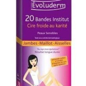 Evoluderm Wax Strips for Legs - 20Pcs