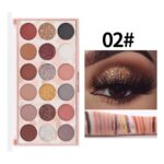 Miss Rose Useful Delicate Highly Pigmented Beauty Sequins Eyeshadow Palette For Party Glitter