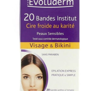 Evoluderm Wax Strips for Face - 20Pcs