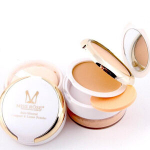 Buy Miss Rose Professional 3D Pearl Whitening Compact & Loose Powder 3 in 1 in Pakistan