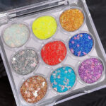 Miss Lara 9 Color Eyeshadow Glitter Palette MS-163B