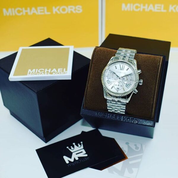 Michael Kors Womens Quartz Stainless Steel Silver Dial 38mm Watch - Mk5555