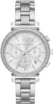 Michael Kors Womens Quartz Stainless Steel Silver Dial 47mm Watch - Mk6575