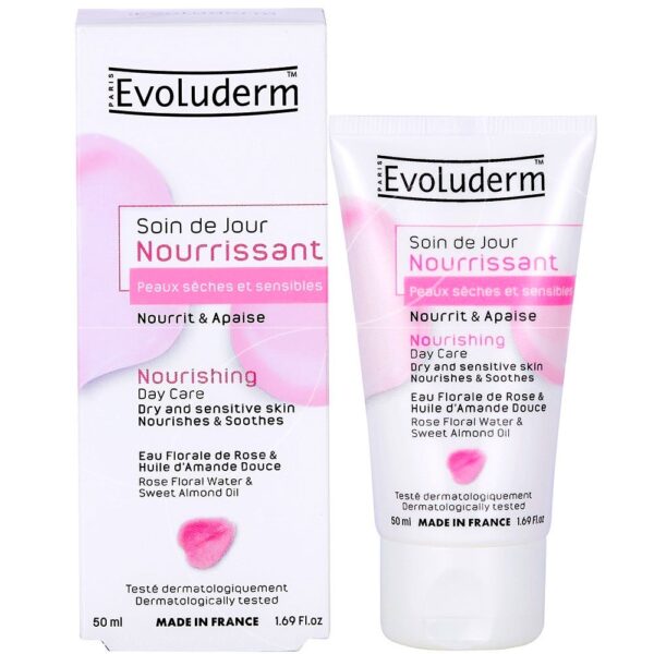 Evoluderm Nourishing Day Care Lotion for Dry and Sensitive Skin - 50ml