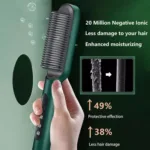 2 In 1 Hair Straightener Brush And Styling Comb