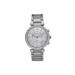 Michael Kors Womens Quartz Stainless Steel Silver Dial 39mm Watch - Mk5353