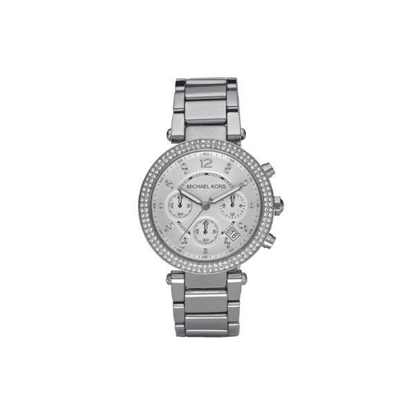 Michael Kors Womens Quartz Stainless Steel Silver Dial 39mm Watch - Mk5353