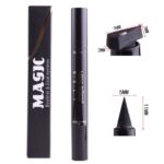 Miss Rose Makeup Liquid Black Eyeliner Pencil Quick Dry Waterproof With Stamp