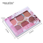 Miss Rose 6 Colors Blush Glow Kit