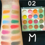 Miss Rose 16 Color Matte And Shimmer Eyeshadow Pallete