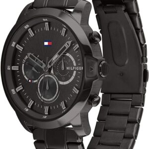 Buy Tommy Hilfiger Black Steel Men's Multi-function Watch - 1791795 in Pakistan