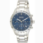 Hugo Boss Mens Chronograph Quartz Talent Stainless Steel Blue Dial 42mm Watch - 1513582