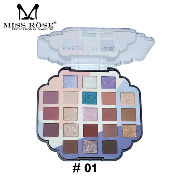 Missrose 21 Color Eyeshadow Palette Highly Pigmented For Party Glitter Palette