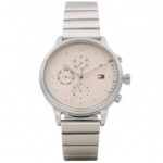 Tommy Hilfiger Quartz Stainless Steel Pink Dial 38mm Watch for Women - 1781904