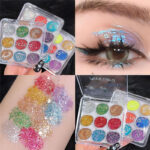 Miss Lara 9 Color Eyeshadow Glitter Palette MS-163B