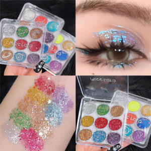 Buy Miss Lara 9 Color Eyeshadow Glitter Palette MS-163B in Pakistan