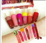 YDBY Ice cream liquid lipstick lip gloss 6 pcs set for girls