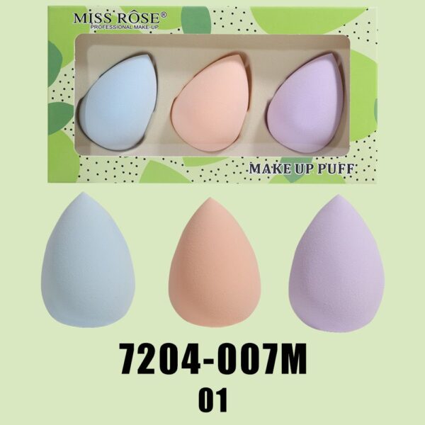 Miss Rose Pack of 3 Beauty Blender Makeup Sponge