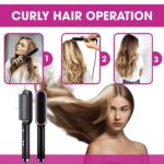 2 In 1 Hair Straightener Brush And Styling Comb