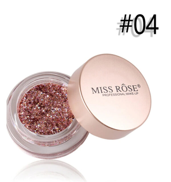 Miss Rose Glitter Metallic Shimmer Pearl Colorful Glitter Highlighter Cream