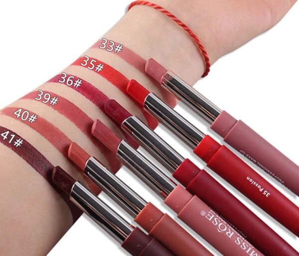 Miss Rose Pack of 5 Amazing Deal Lip Liner Liquid Foundation Concealer Eye Liner Gel Blender