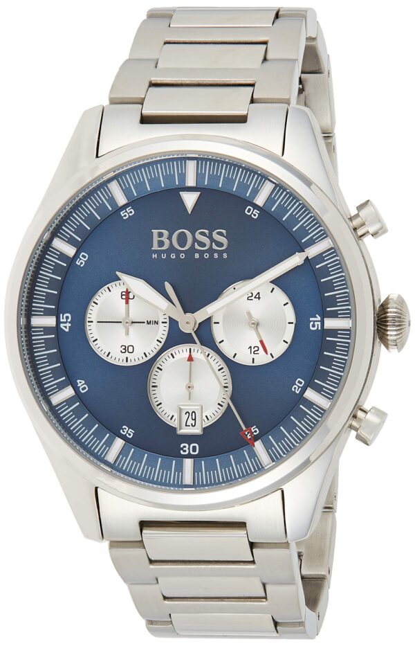 Hugo Boss Mens Chronograph Quartz Stainless Steel 44mm Watch - 1513713