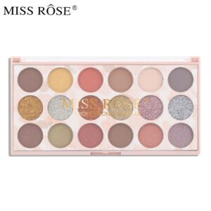 Buy Miss Rose Useful Delicate Highly Pigmented Beauty Sequins Eyeshadow Palette For Party Glitter in Pakistan