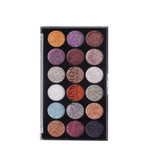 Buy Miss Rose 18 Colors Sequins Glitter Powder High Gloss Pearly Eye Shadow Palette in Pakistan