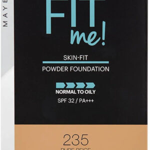 Maybelline Fit Me Skin Fit Powder Foundation SPF 32 - 235 Powder Beige