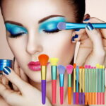 15 Pcs Colourful Make Up Brush Gift Set