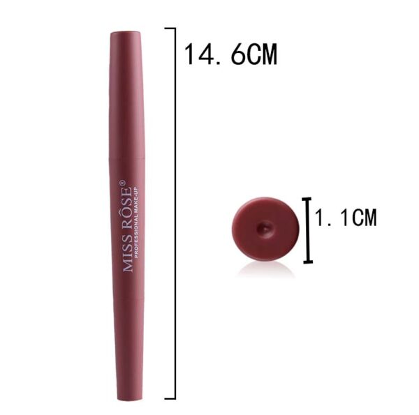 Miss Rose High Pigment 2 In 1 Lip Liner + Lipstick