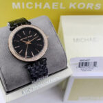 Michael Kors Womens Quartz Stainless Steel Black Dial 37mm Watch - Mk3322