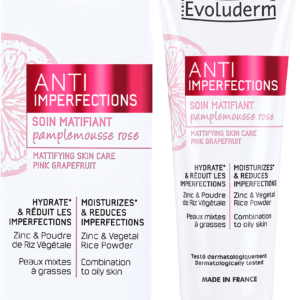 Buy Evoluderm Anti Imperfections Mattifying Moisturizer Combination to Oily Skin - 50ml in Pakistan