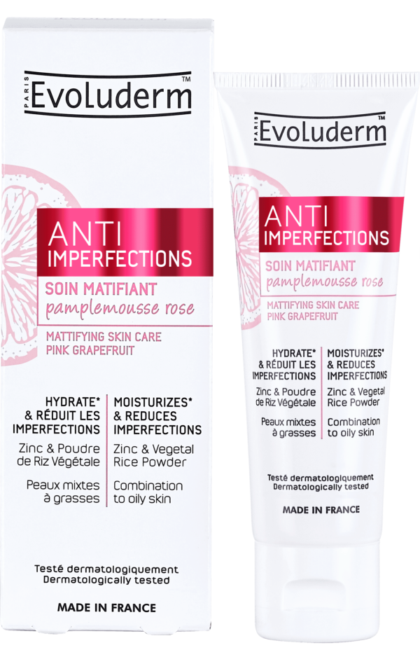 Evoluderm Anti Imperfections Mattifying Moisturizer Combination to Oily Skin - 50ml